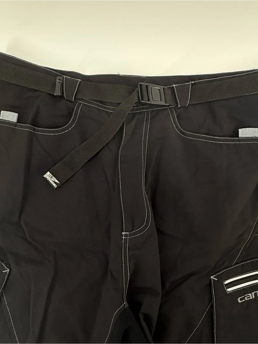 Cannondale Cycling Mountain Bike Commuter Shorts Mens L Black W/Belt